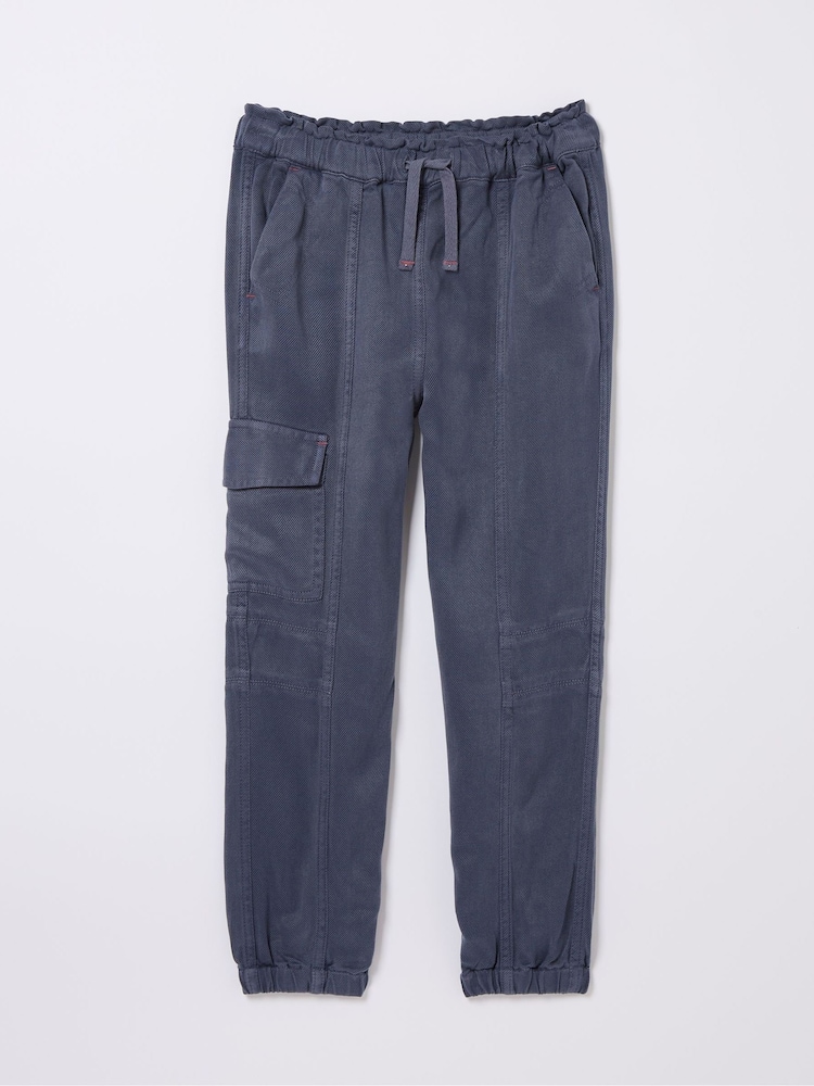 FatFace Blue Woven Cargo Joggers - Image 1 of 1