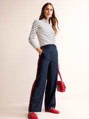 Boden Blue Westbourne Wool Trousers - Image 3 of 5