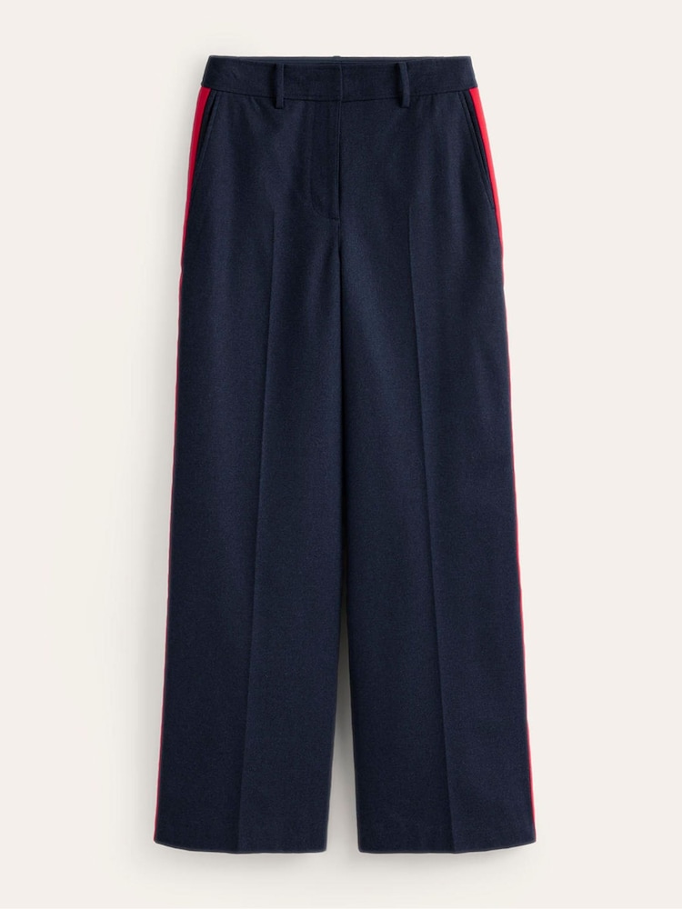 Boden Blue Westbourne Wool Trousers - Image 5 of 5 Boden Blue Westbourne Wool Trousers - Image 5 of 5