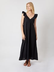 By Iris Black Yara 100% Linen Dress - Image 1 of 5