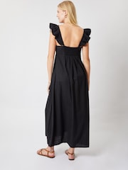 By Iris Black Yara 100% Linen Dress - Image 2 of 5