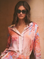 Reiss Multi Polly Printed Long Sleeve Shirt - Image 1 of 5