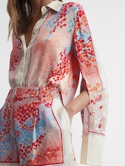 Reiss Multi Polly Printed Long Sleeve Shirt - Image 3 of 5