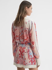 Reiss Multi Polly Printed Long Sleeve Shirt - Image 5 of 5