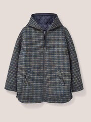 White Stuff Mariella Reversible Black Coat - Image 4 of 6