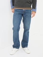FatFace Indigo Blue Bootcut Jeans - Image 4 of 6