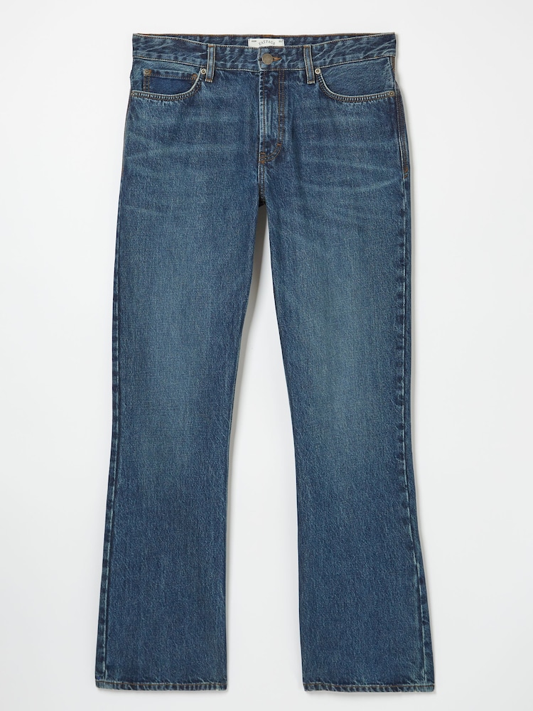 FatFace Indigo Blue Bootcut Jeans - Image 6 of 6