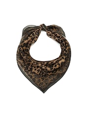 AllSaints Brown As Gothic Lace Square Scarves - Image 3 of 4