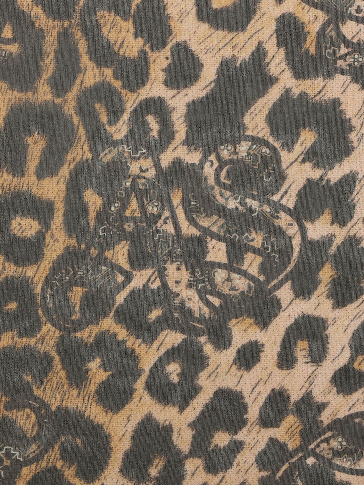 AllSaints Brown As Gothic Lace Square Scarves - Image 4 of 4
