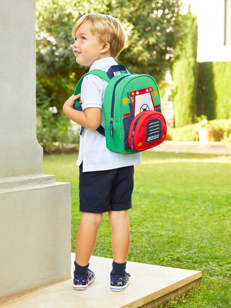 JoJo Maman Bébé Red Tractor Character Backpack - Image 1 of 8