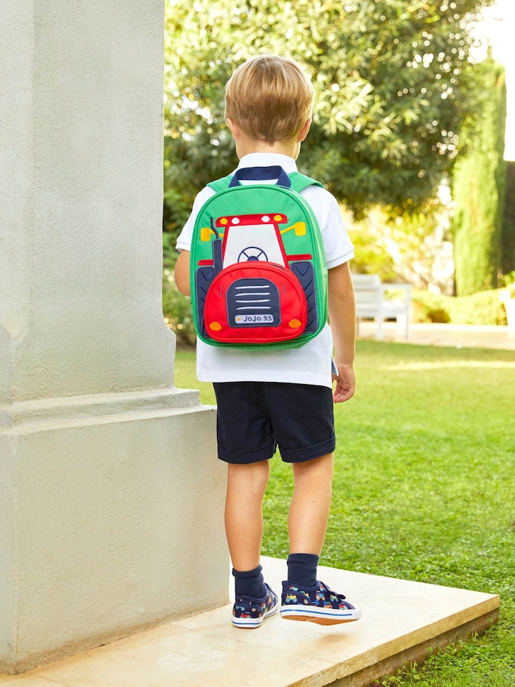 JoJo Maman Bébé Red Tractor Character Backpack - Image 2 of 8