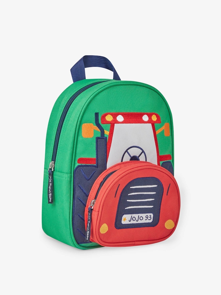 Buy JoJo Maman Bébé Red Tractor Character Backpack from the Next
