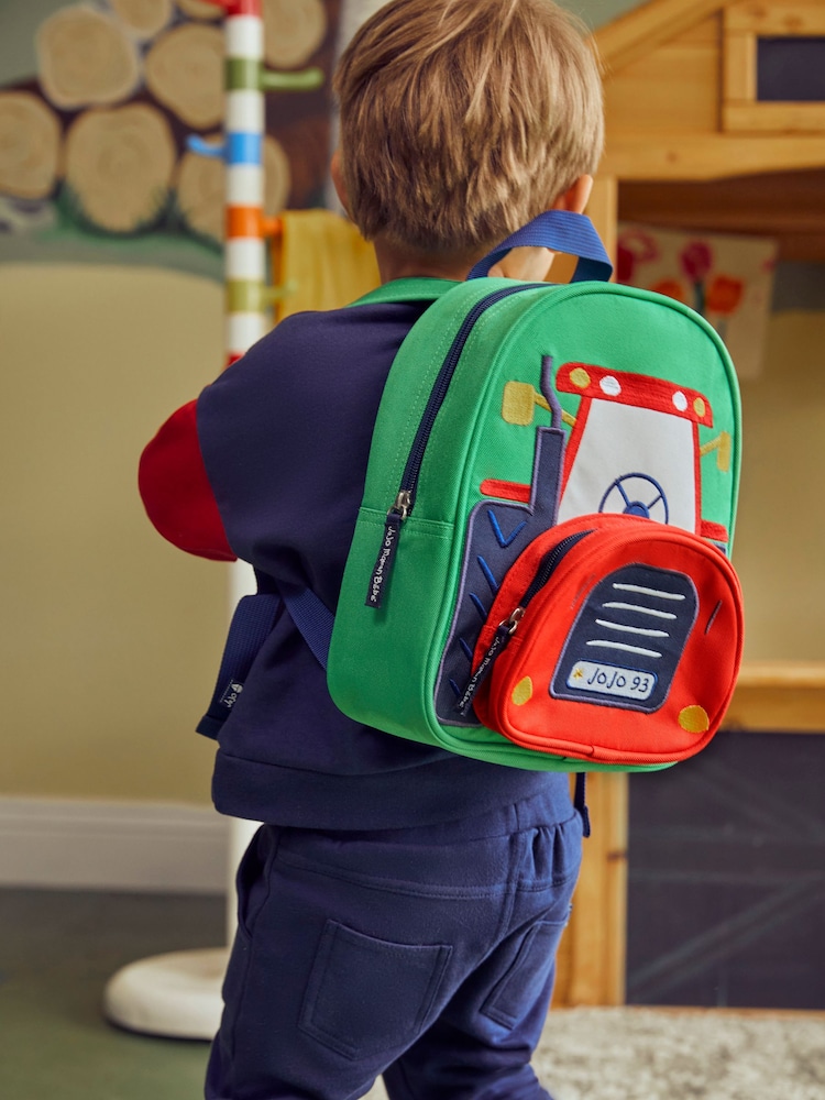 JoJo Maman Bébé Red Tractor Character Backpack - Image 8 of 8