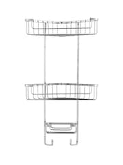 CROYDEX Three Tier Corner Basket Chrome - Image 1 of 3
