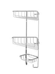 CROYDEX Three Tier Corner Basket Chrome - Image 3 of 3