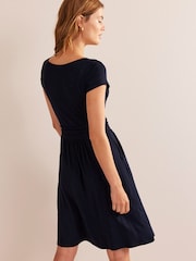 Boden Navy Blue Amelie Jersey Dress - Image 2 of 5