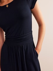 Boden Navy Blue Amelie Jersey Dress - Image 4 of 5