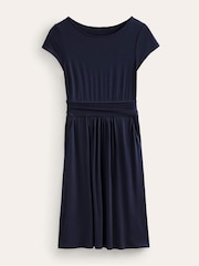 Boden Navy Blue Amelie Jersey Dress - Image 5 of 5