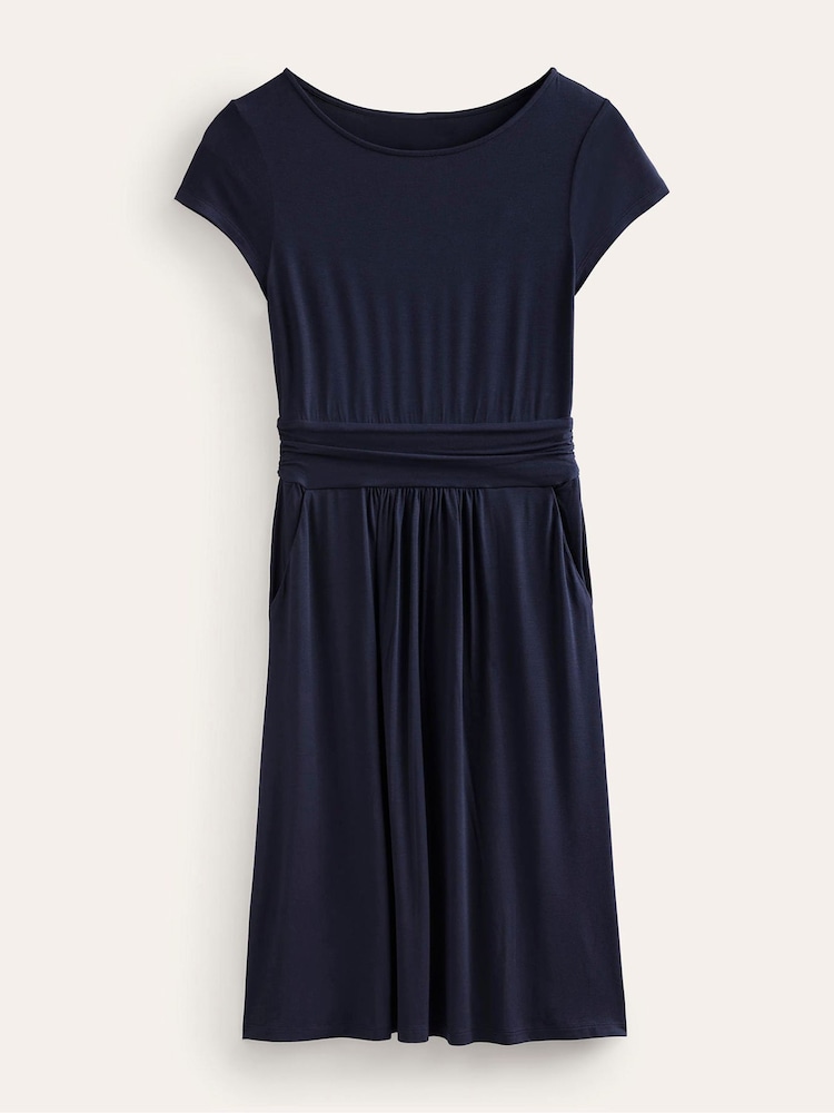 Boden Navy Blue Amelie Jersey Dress - Image 5 of 5