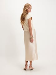 كريم - فستان تانك 2في1 من River Island - صورة 4 من 4