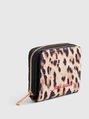 River Island Brown Leopard Print Purse - Image 2 of 5