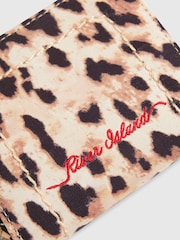 River Island Brown Leopard Print Purse - Image 4 of 5