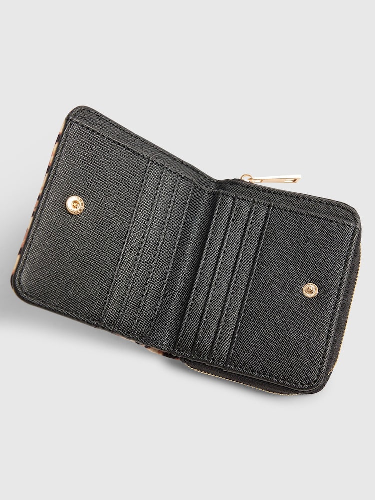 River Island Brown Leopard Print Purse - Image 5 of 5 River Island Brown Leopard Print Purse - Image 5 of 5