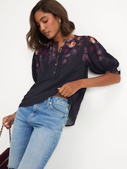 River Island Black Femme Blouse - Image 1 of 4