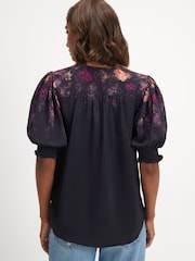 River Island Black Femme Blouse - Image 3 of 4