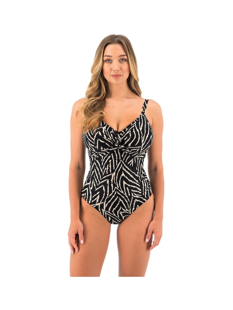 Fantasie Silhouette Island Underwire Twist Front Swimsuit With Adjustable Leg - Image 1 of 4 Fantasie Silhouette Island Underwire Twist Front Swimsuit With Adjustable Leg - Image 1 of 4
