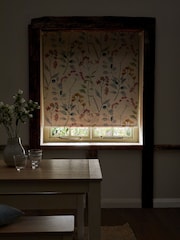 Pastel Multi Pink Ready Made Blackout Roller Blind Isla Floral - Image 4 of 9