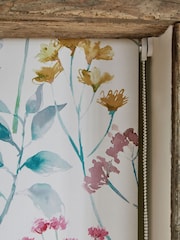 Pastel Multi Pink Ready Made Blackout Roller Blind Isla Floral - Image 7 of 9