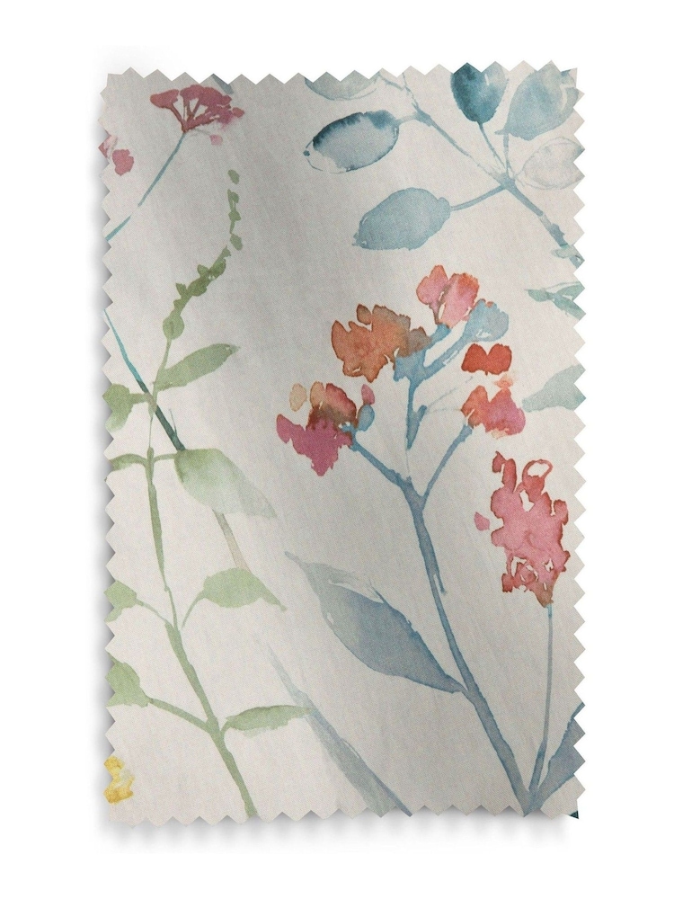 Pastel Multi Pink Ready Made Blackout Roller Blind Isla Floral - Image 9 of 9