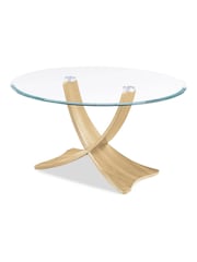 Jual Oak Siena Round Coffee Table - Image 3 of 4