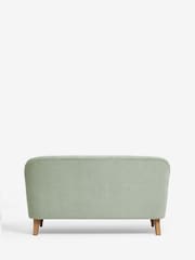 Laura Ashley Baron Chenille Pale Grey Green Clipsham Small 2 Seater Sofa - Image 5 of 8
