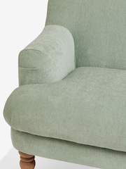 Laura Ashley Baron Chenille Pale Grey Green Clipsham Small 2 Seater Sofa - Image 7 of 8