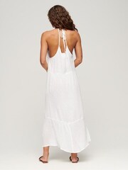 SUPERDRY White Lace Trim Maxi Dress - Image 2 of 3