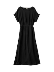 Albaray Cheesecloth Black Open Back Dress - Image 4 of 4