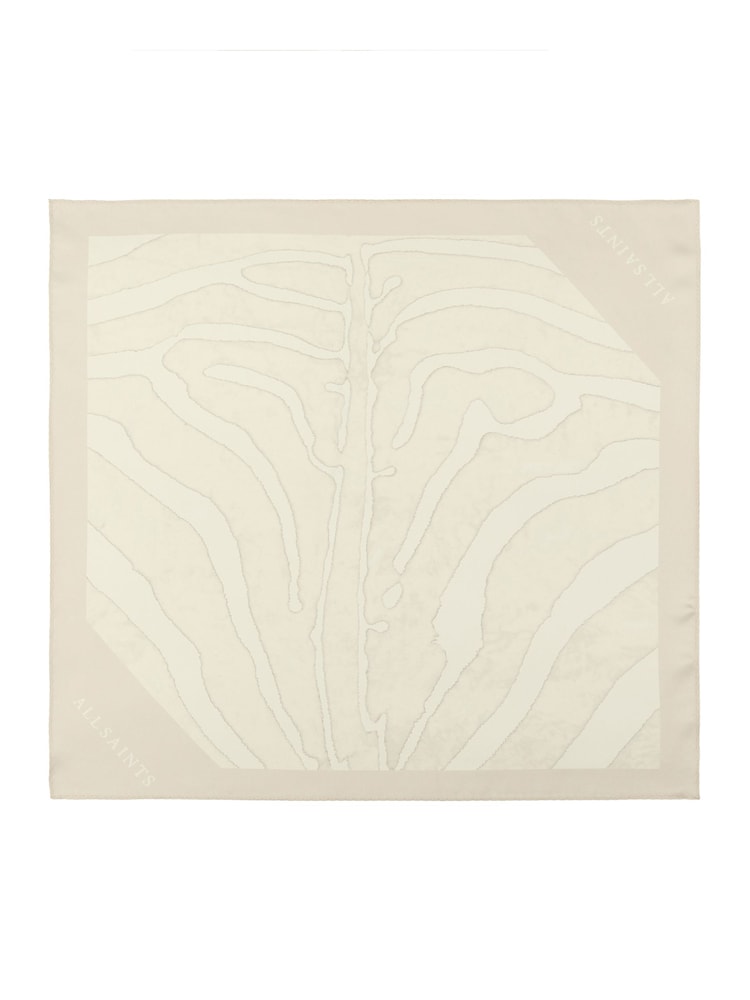 AllSaints White Zebra Bandana Scarf - Image 1 of 4