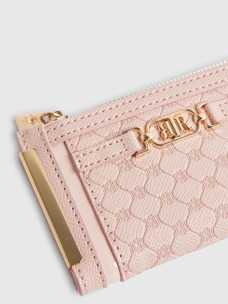 River Island Pink Monogram Purse - Image 5 of 5 River Island Pink Monogram Purse - Image 5 of 5