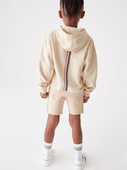 Pastelgeel - Paul Smith Junior 100% katoenen sweatshort voor jongens met Artist-strepen - Image 2 of 12