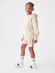 Pastelgeel - Paul Smith Junior 100% katoenen sweatshort voor jongens met Artist-strepen - Image 4 of 12