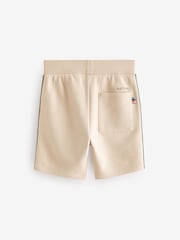 Pastelgeel - Paul Smith Junior 100% katoenen sweatshort voor jongens met Artist-strepen - Image 8 of 12