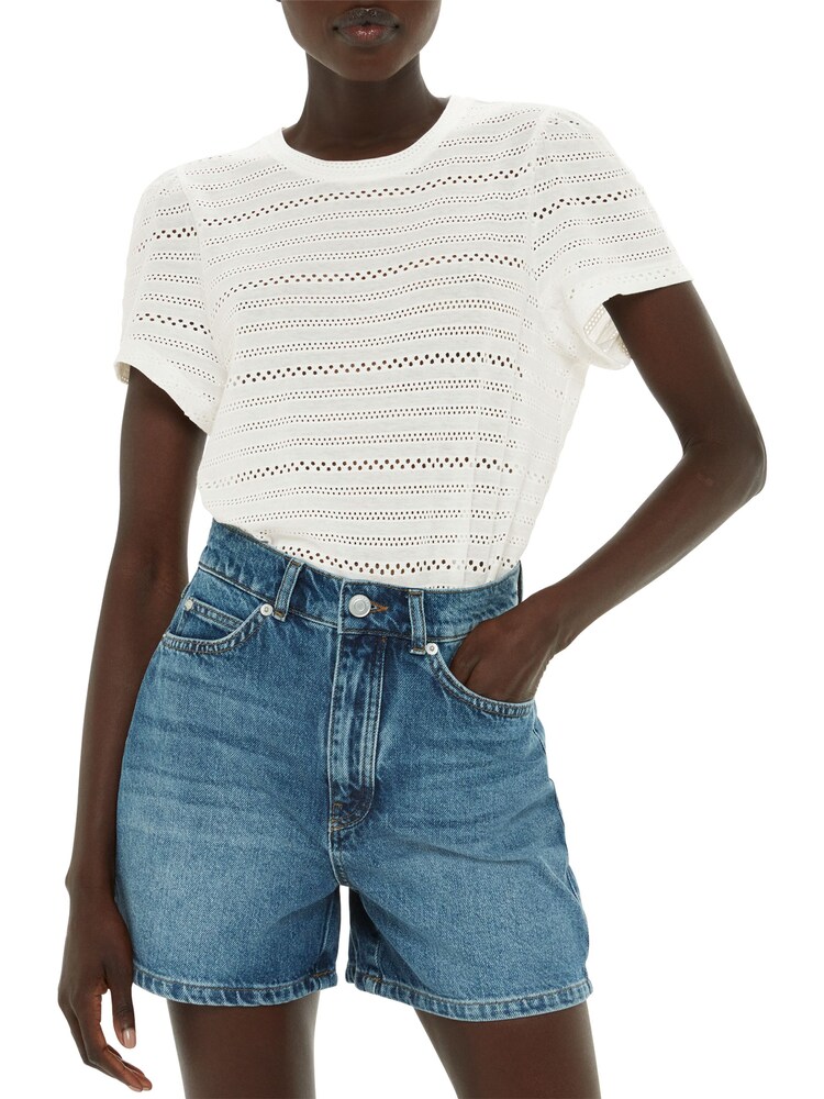 Whistles White Broderie Top - Image 1 of 4