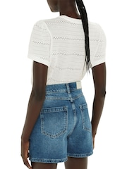 Whistles White Broderie Top - Image 2 of 4