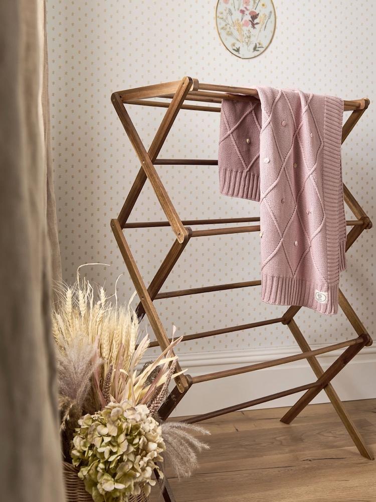 Mamas & Papas Laura Ashley Kids Knitted Blanket - Image 1 of 5