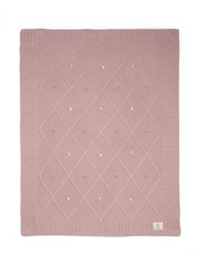 Mamas & Papas Laura Ashley Kids Knitted Blanket - Image 4 of 5