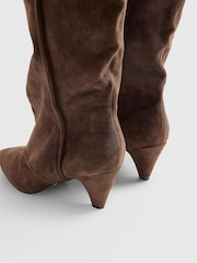 River Island Cone Heel Slouch Knee High Boots - Slika 5 od 5