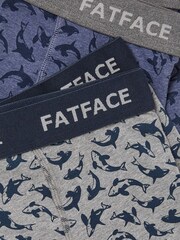 FatFace Killer Blue Whale Boxers 2 Pack - Image 2 of 2