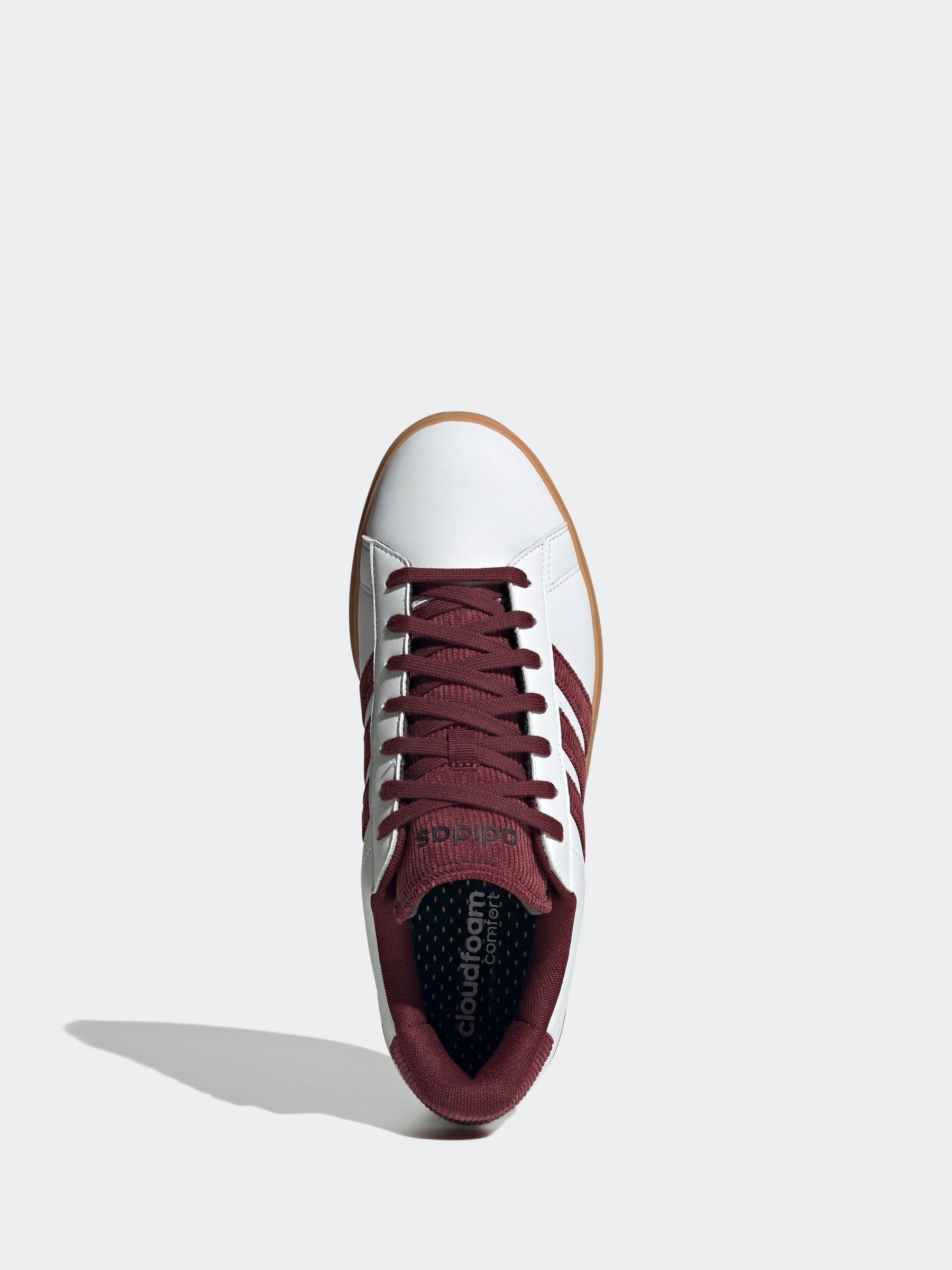 Buy adidas White Burgundy Grand Court Trainers from Next Bahrain
